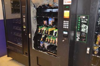 Prevent vending machine vandalism